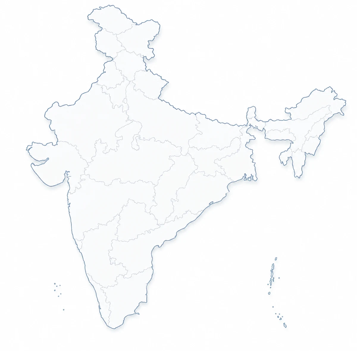 Map of India showing pan-India deployment coverage